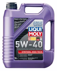 Моторное масло Liqui Moly Synthoil High Tech SAE 5w40, 5л